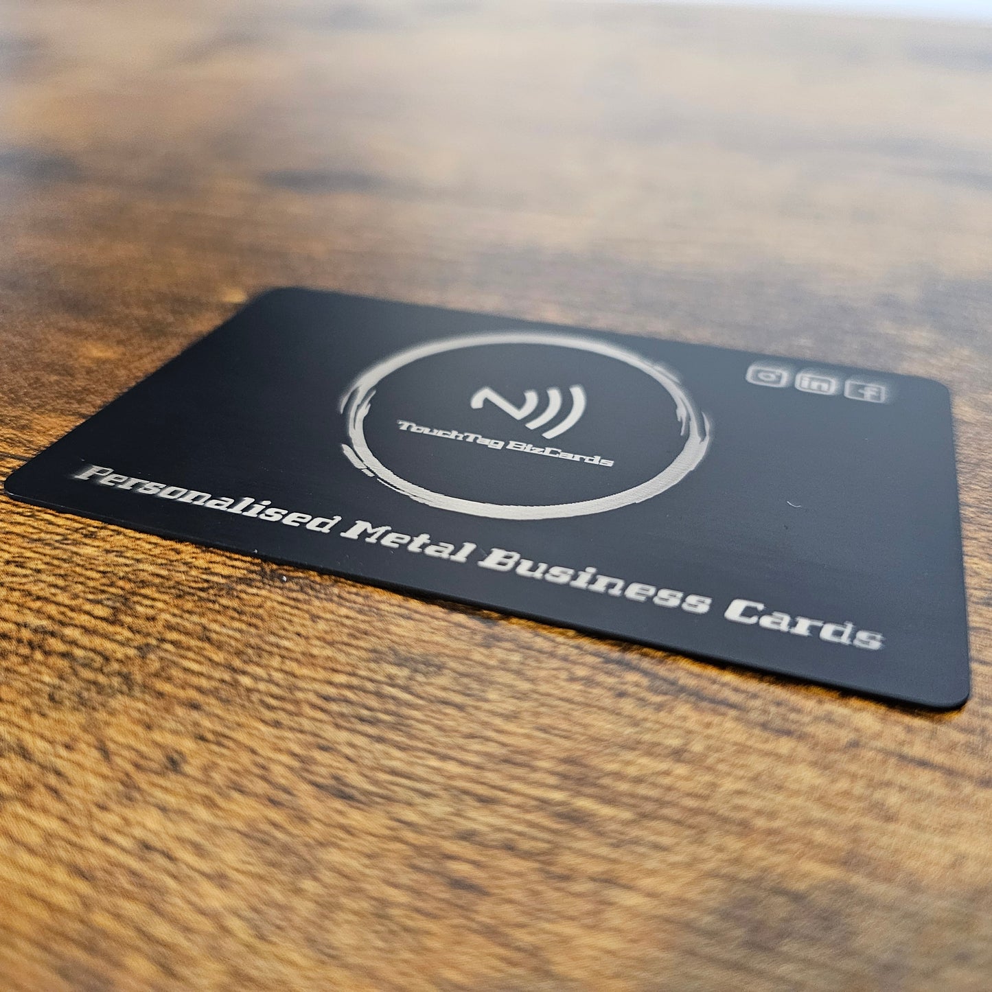 NFC Metal Business Card – Custom Engraved
