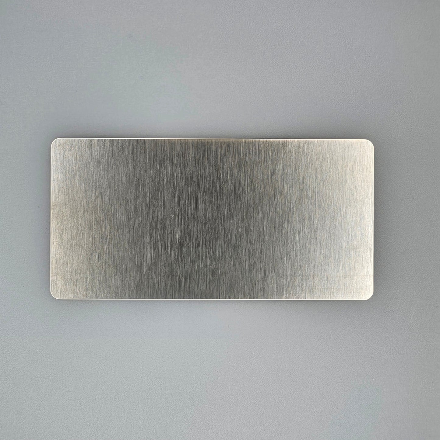 Custom Engraved Stainless Steel Plate | 100x60mm or 100x50mm | Laser Marked Personalised Metal Sign