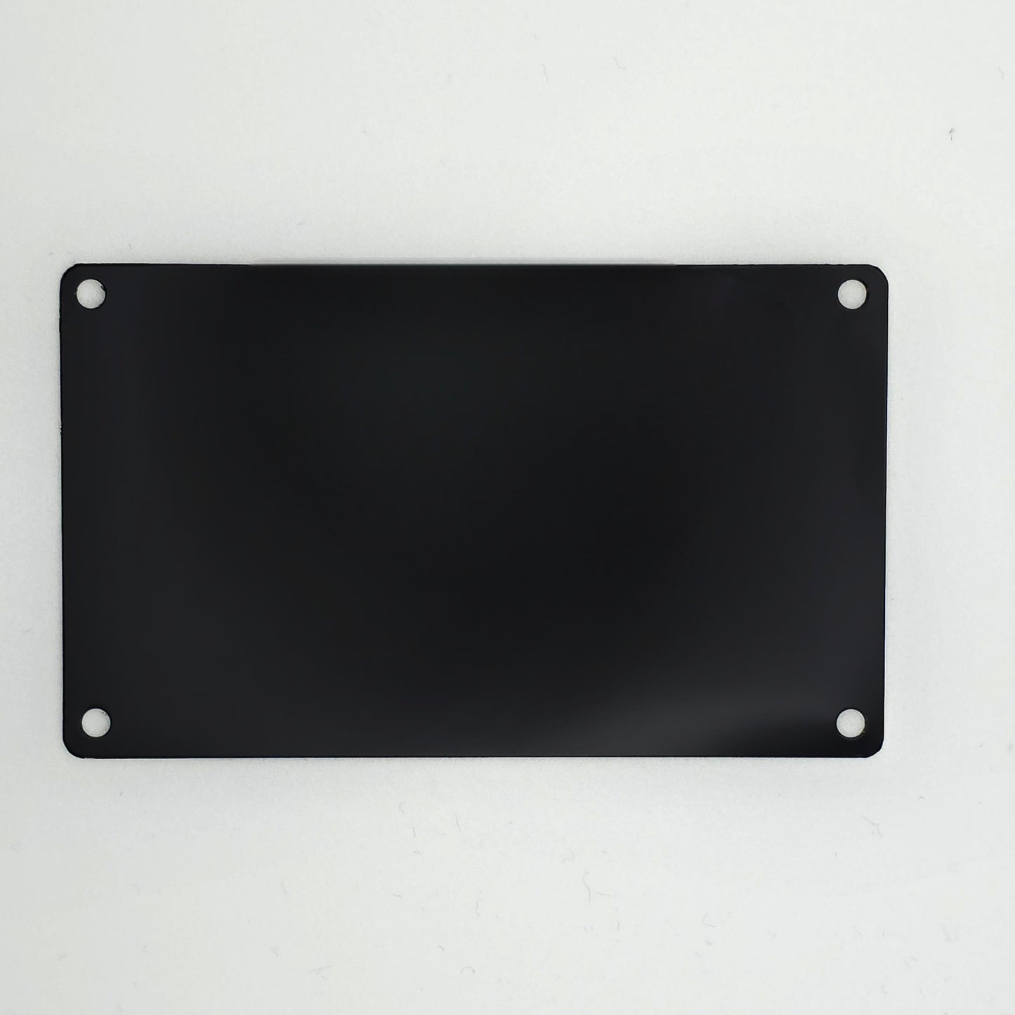 Custom Laser Engravable Aluminium Metal Plate Black Sign (100mm x 60mm x 0.5m)
