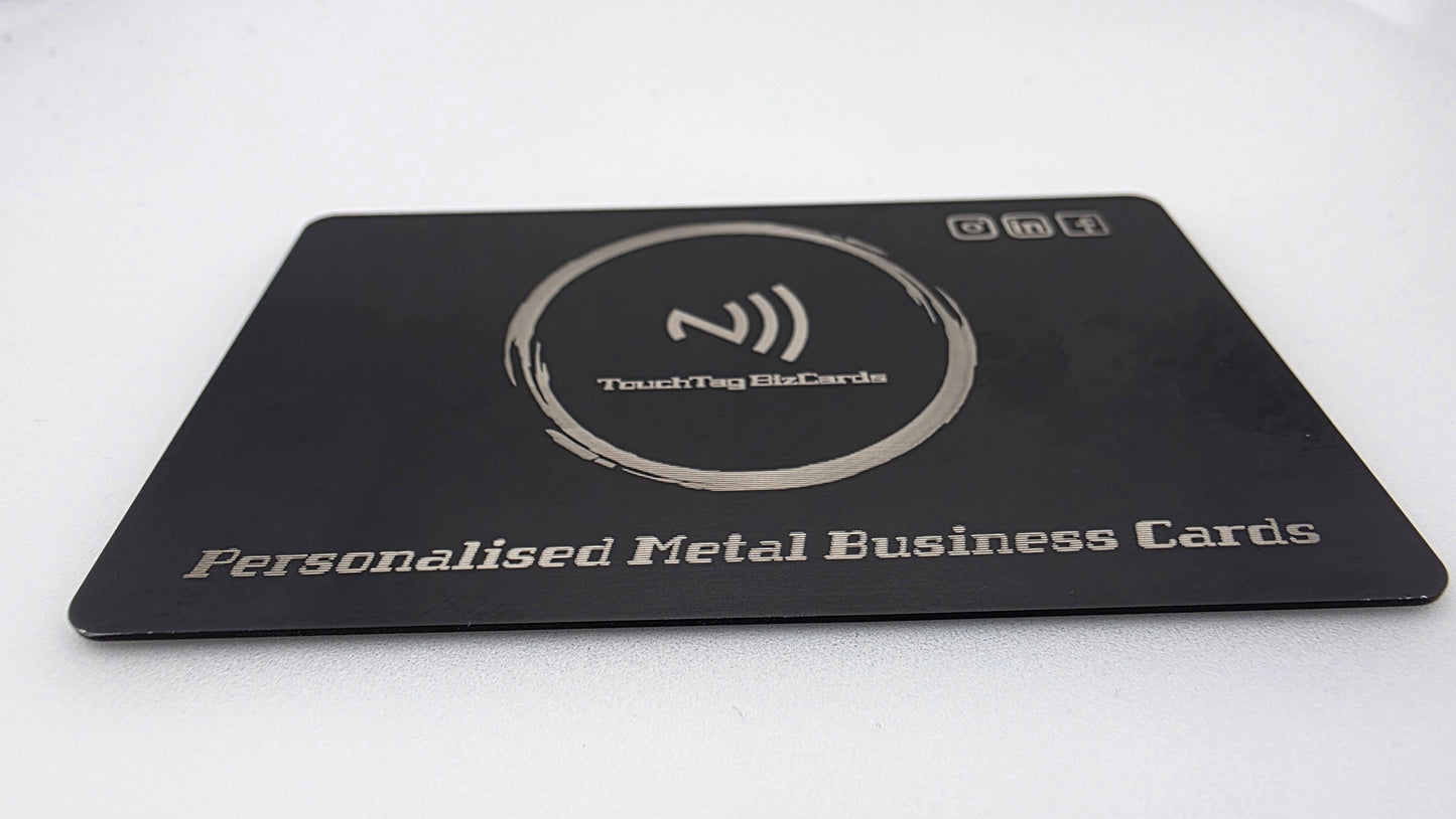 NFC Metal Business Card – Custom Engraved