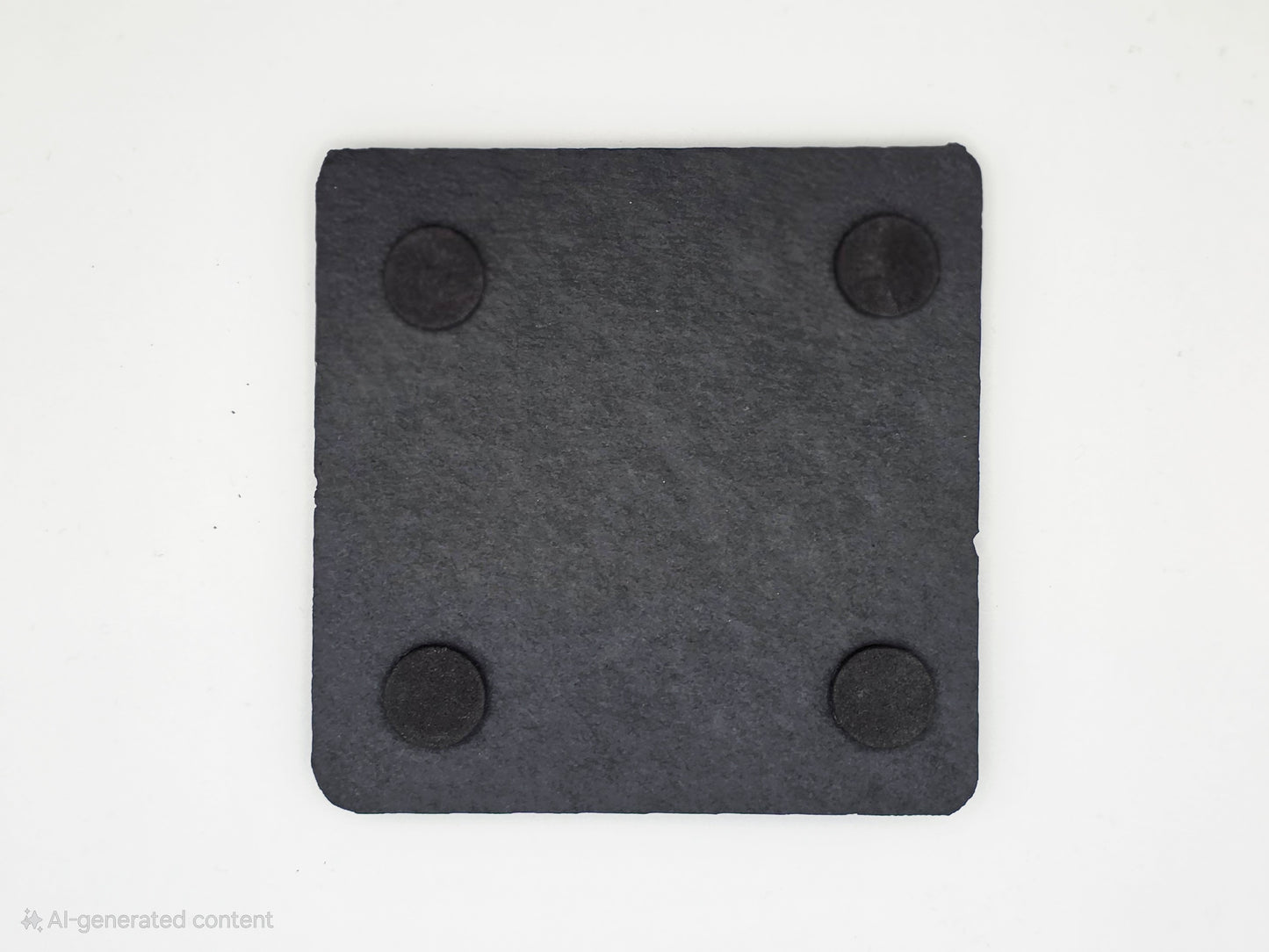 Set of 4 Personalised Slate Coasters | 100mm Round or Square | Laser Engraved Drink Mats | Custom Home Gift