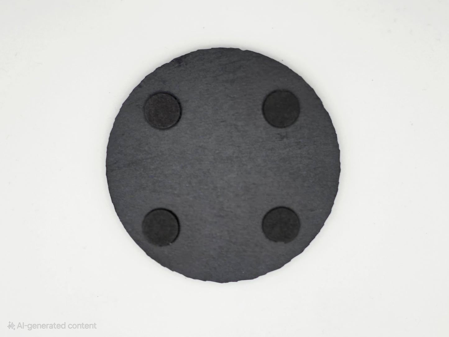 Set of 4 Personalised Slate Coasters | 100mm Round or Square | Laser Engraved Drink Mats | Custom Home Gift