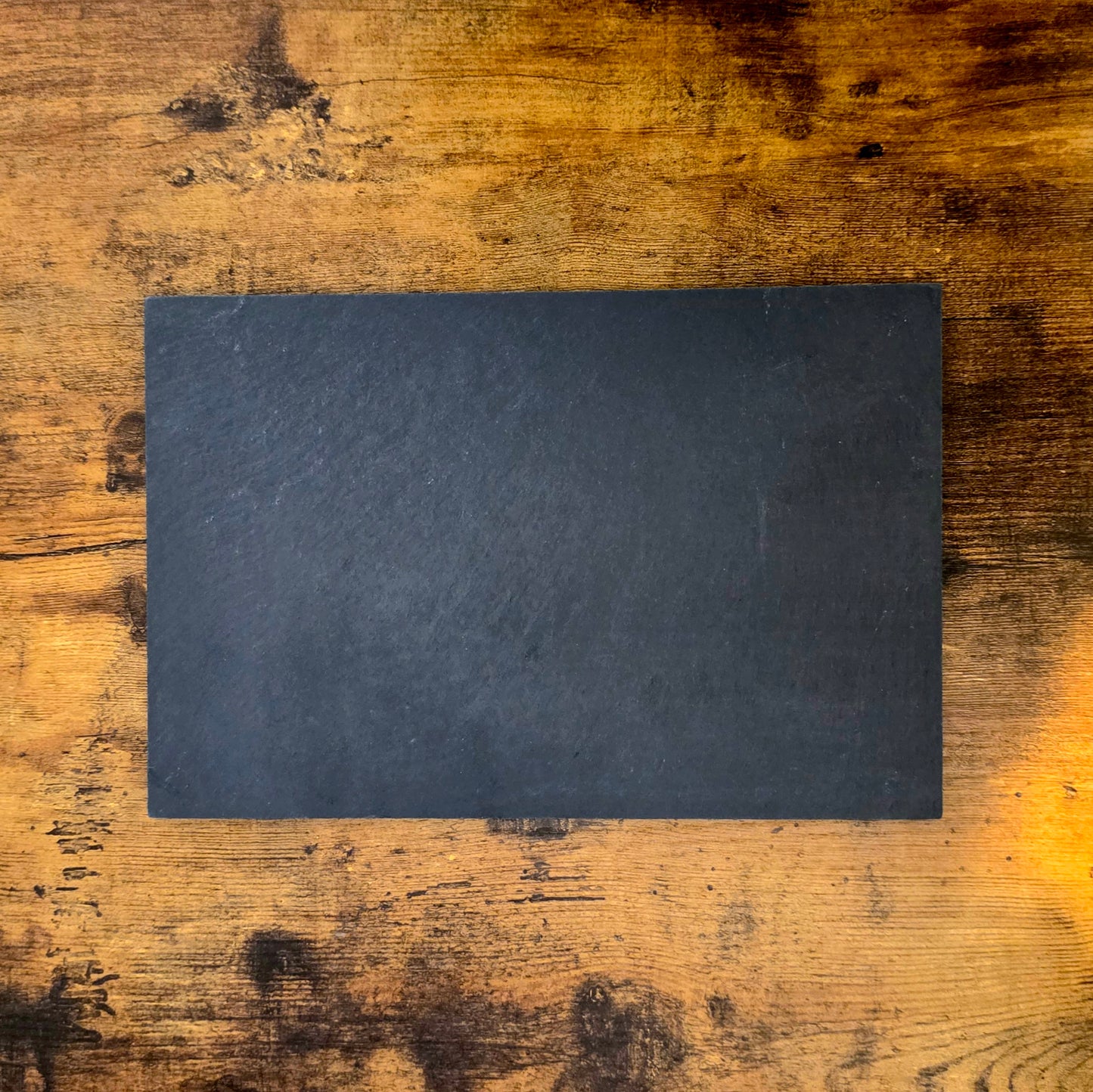 Set of 4 Engraved Slate Placemats | 30x20cm Heat Resistant | Funny Food Quote Table Mats