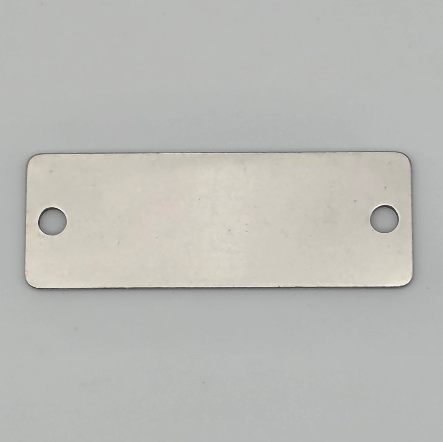 Personalised Laser Engraved Stainless Steel Plate | Tag | Asset ID | 50mm x 18mm