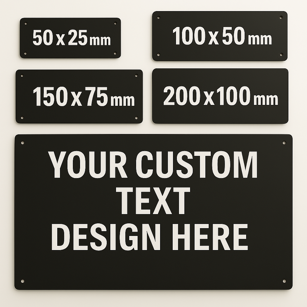 Custom Laser-Engraved Laminate Signs