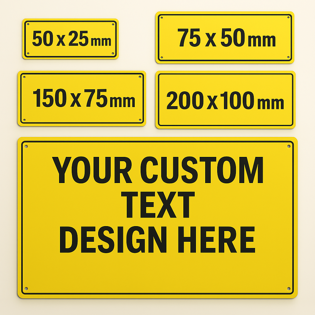Custom Laser-Engraved Laminate Signs