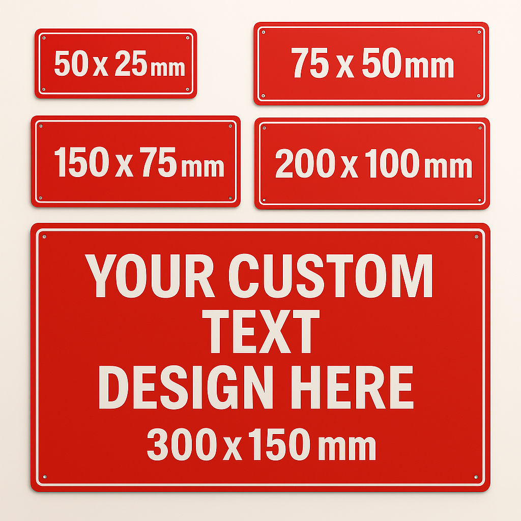 Custom Laser-Engraved Laminate Signs