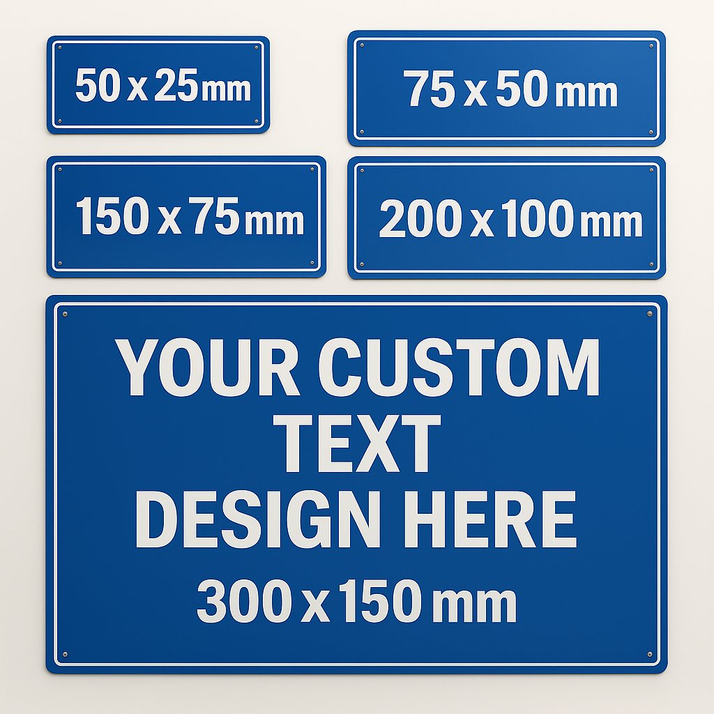 Custom Laser-Engraved Laminate Signs