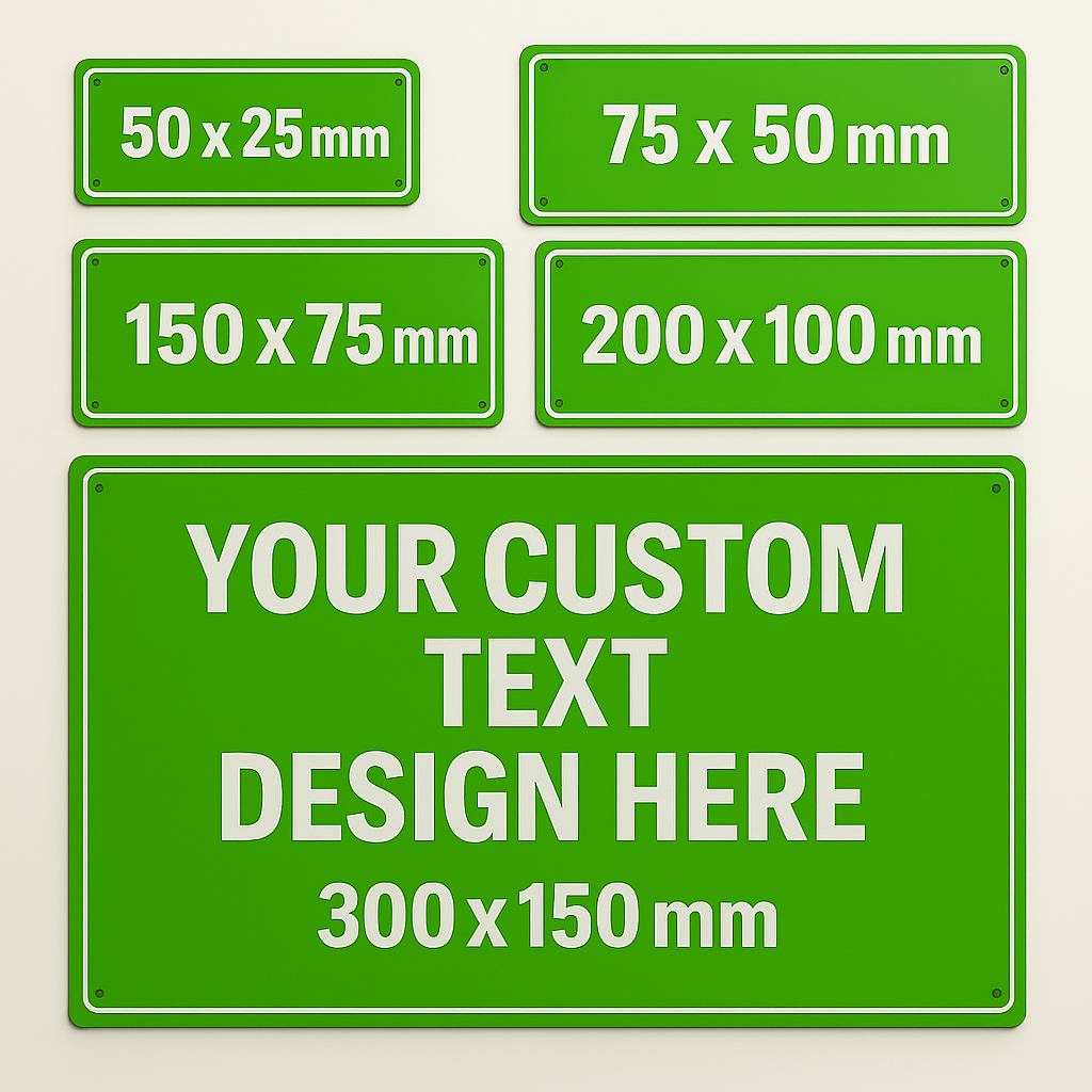 Custom Laser-Engraved Laminate Signs