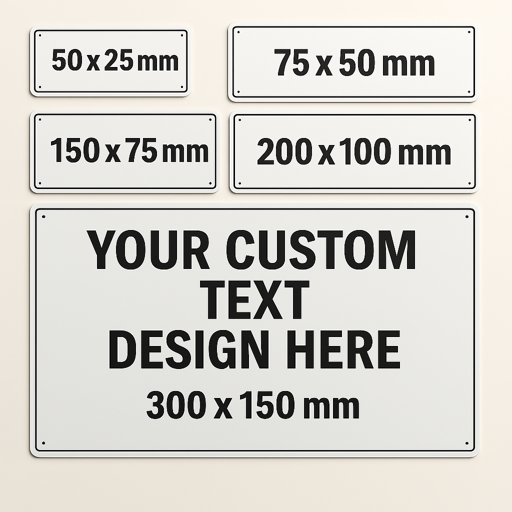 Custom Laser-Engraved Laminate Signs