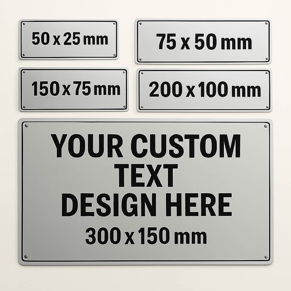 Custom Laser-Engraved Laminate Signs