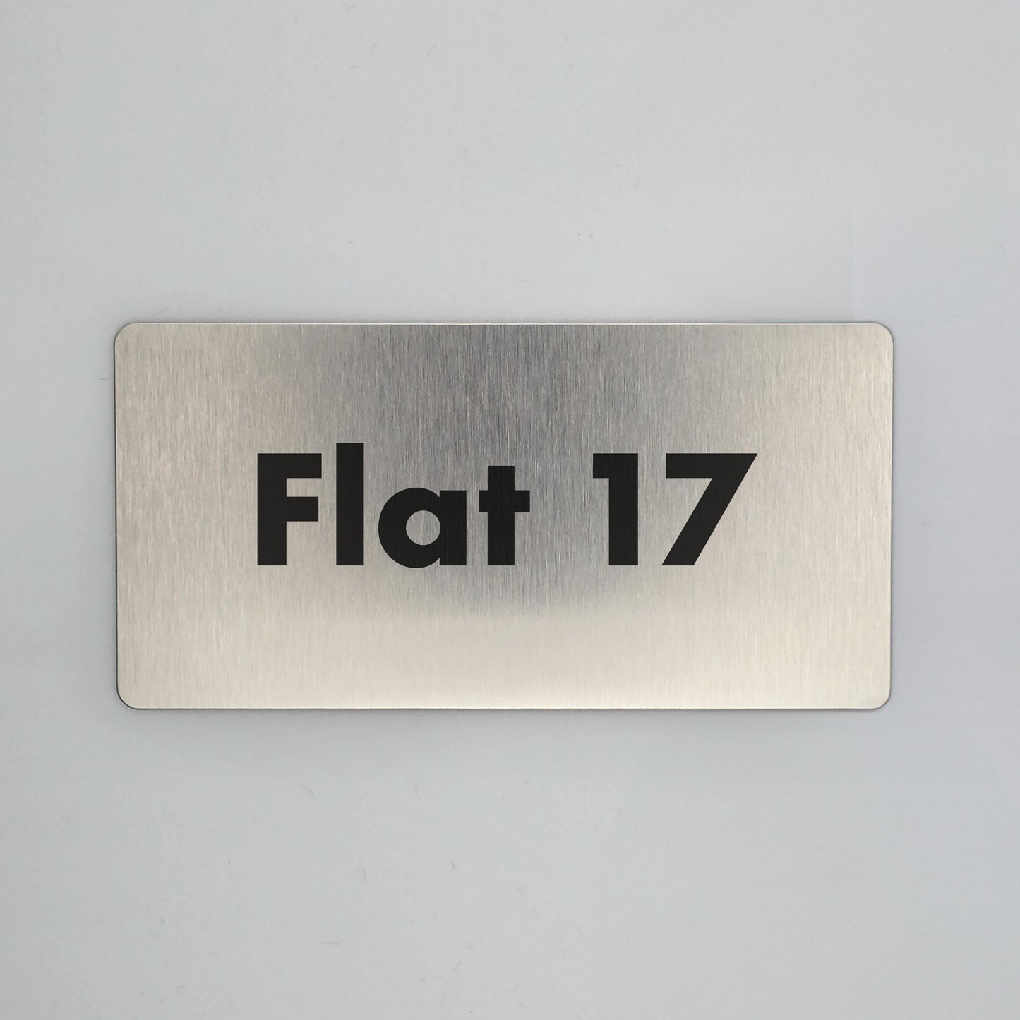 Custom Engraved Stainless Steel Plate | 100x60mm or 100x50mm | Laser Marked Personalised Metal Sign