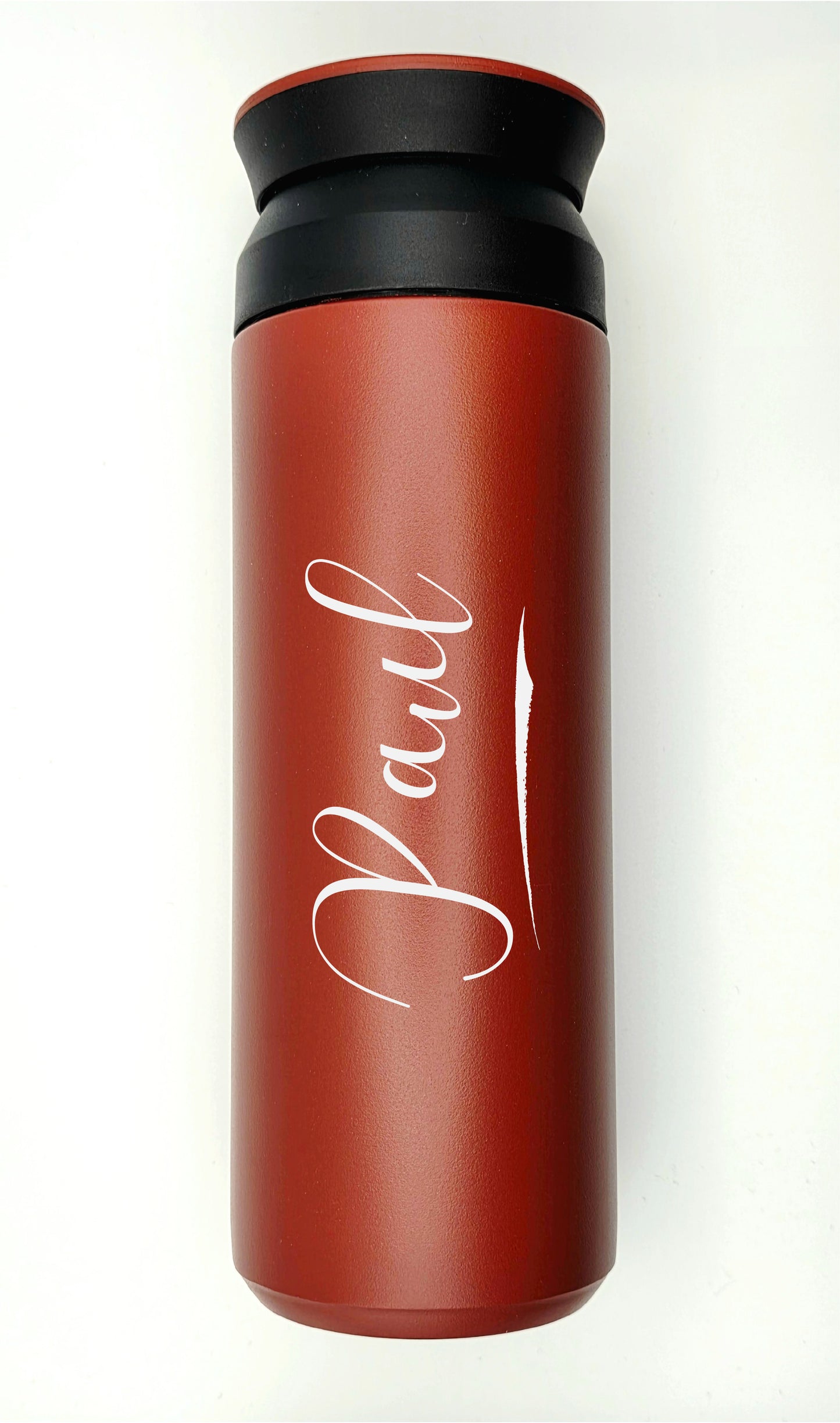 500ml Custom Laser Engraved Travel Mug | Stainless Steel Thermos Cup | Gift