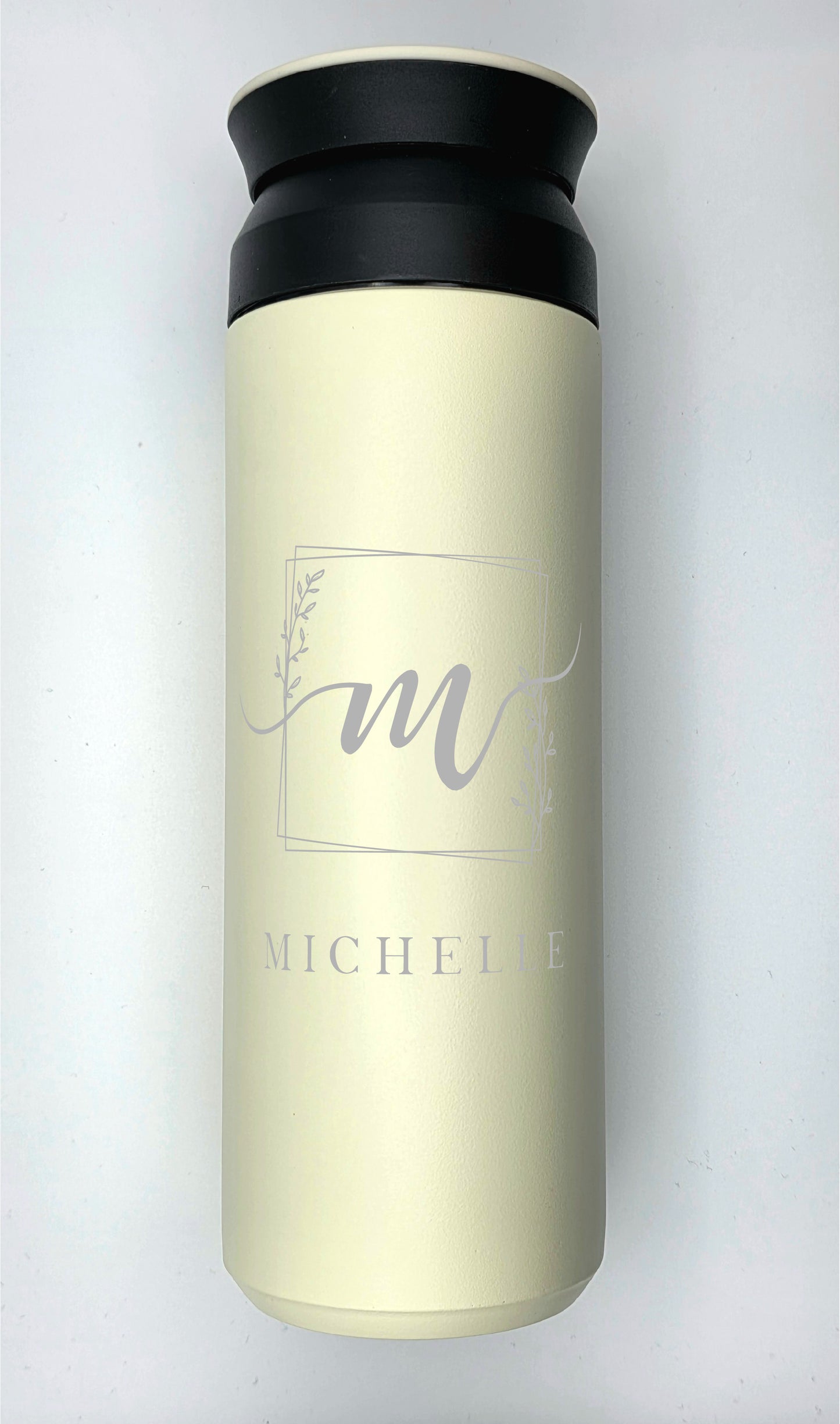 500ml Custom Laser Engraved Travel Mug | Stainless Steel Thermos Cup | Gift