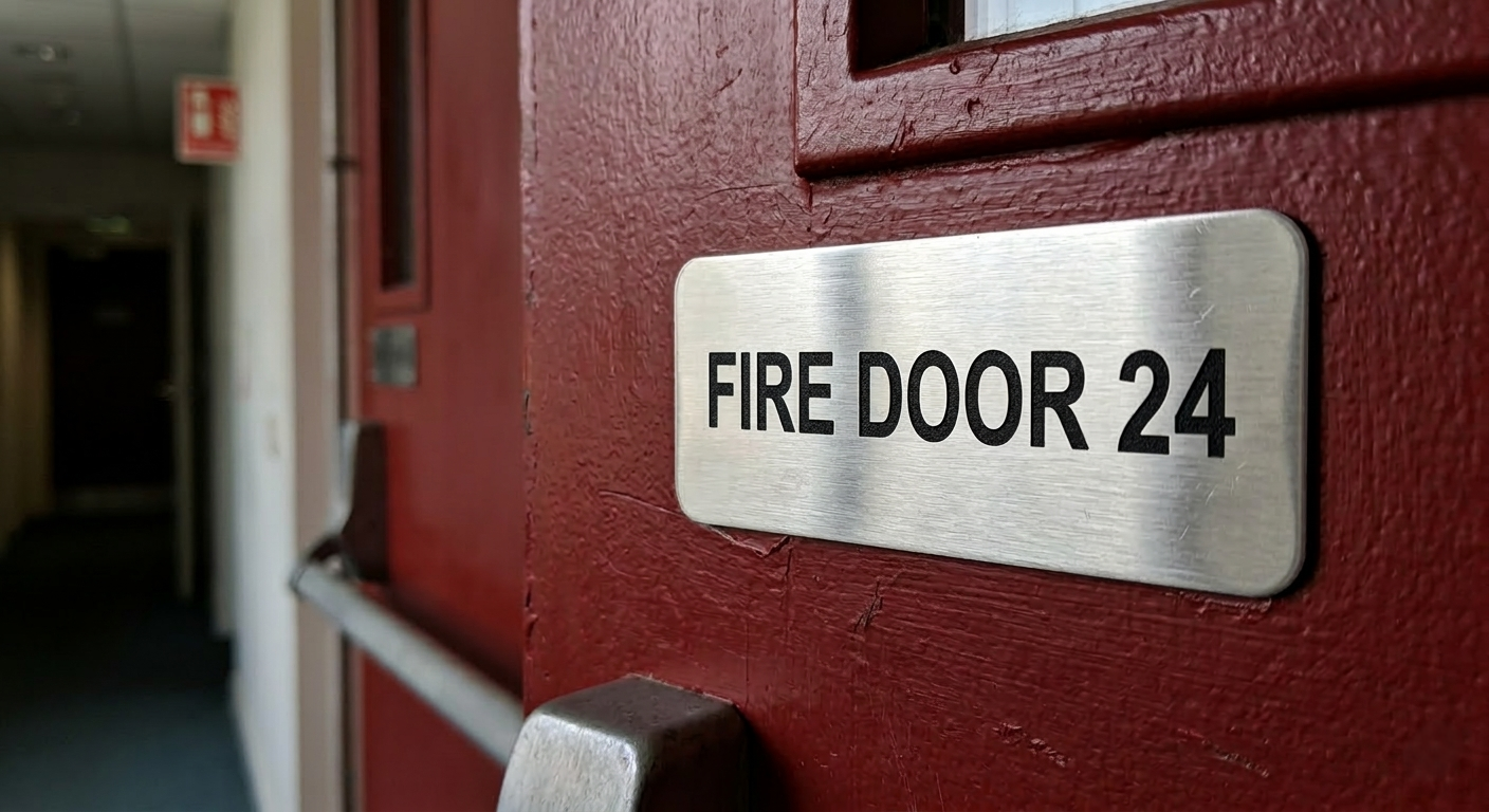 Premium 316 Marine-Grade Stainless Steel Blank Labels | 76mm x 25mm | Brushed Finish