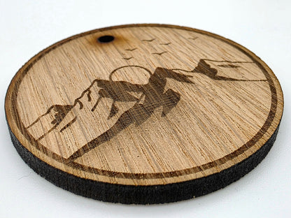 Wooden Keychains- Laser cut and engraved