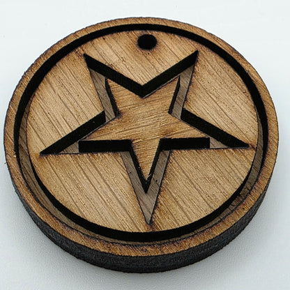 Wooden Keychains- Laser cut and engraved
