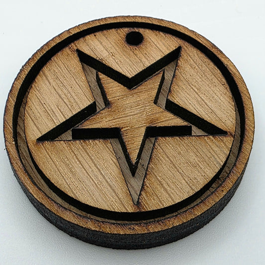 Wooden Keychains- Laser cut and engraved