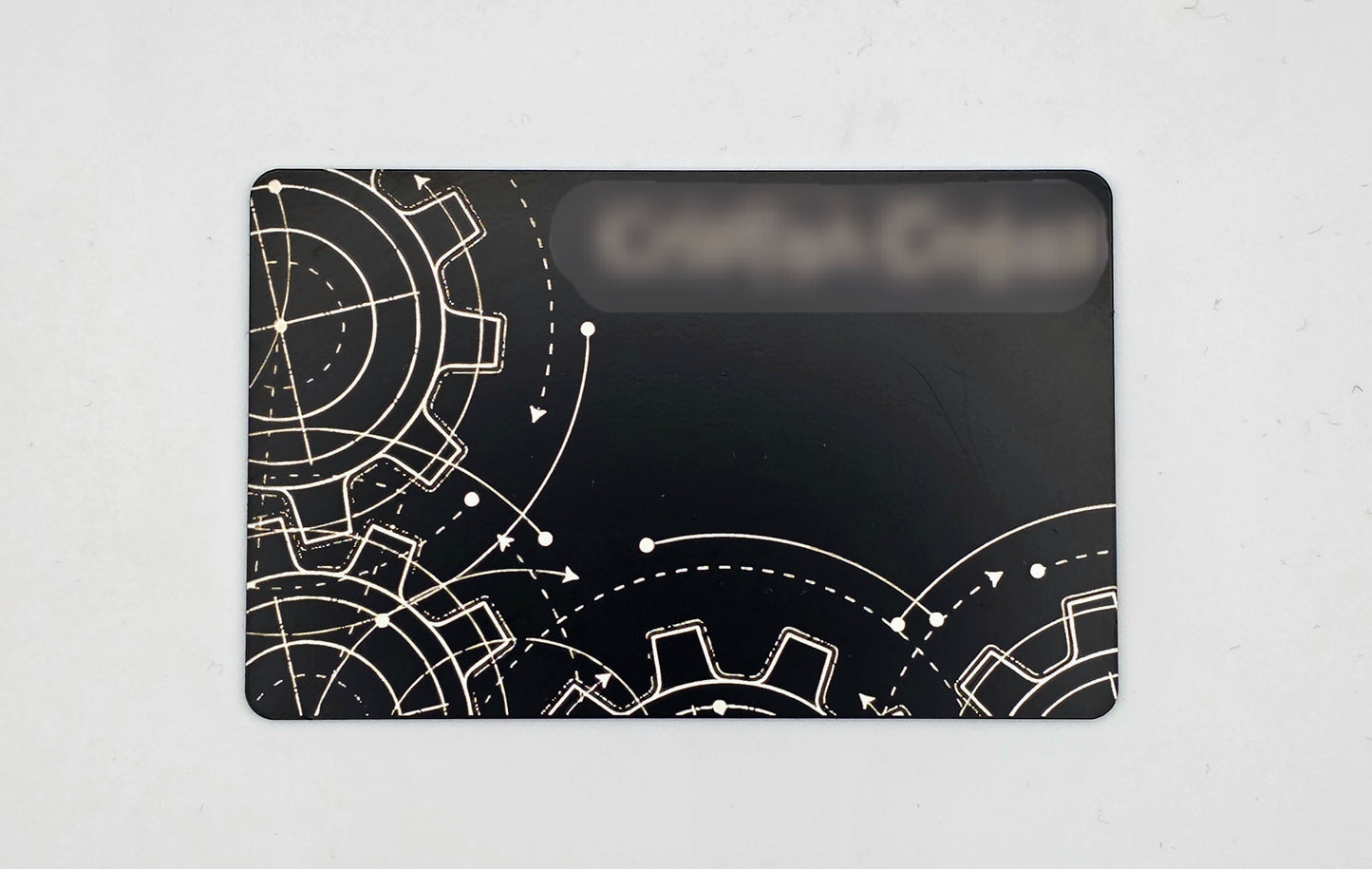 Custom Laser Engraved NFC Metal Business Card | NO SUBSCRIPTIONS NO MONTHLY FEES