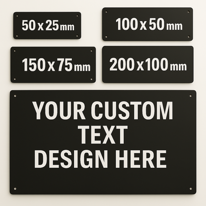 Custom Laser-Engraved Laminate Signs