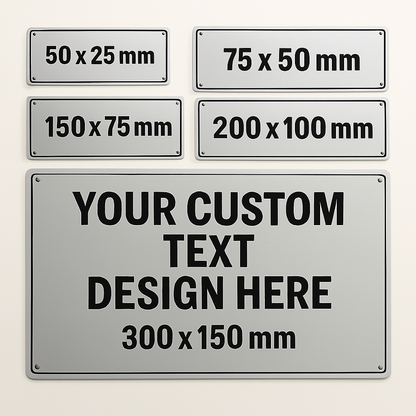 Custom Laser-Engraved Laminate Signs